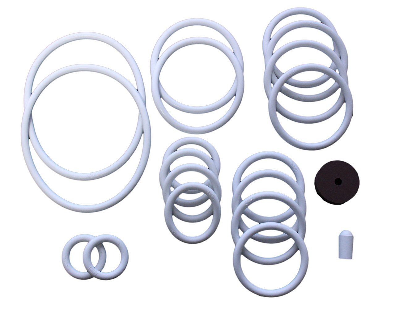 Game Room Guys Williams Hot Diggity White Rubber Ring