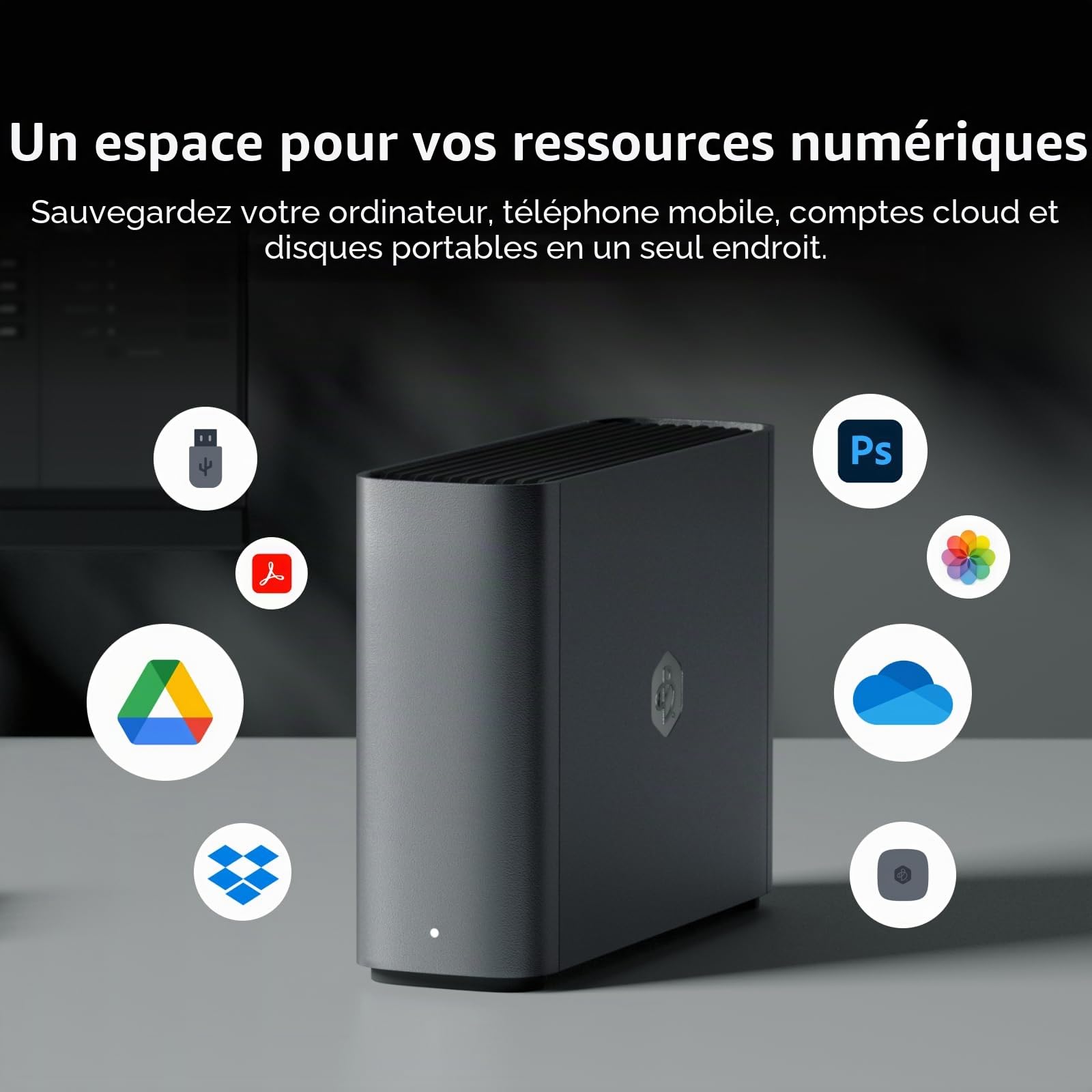 Synology BeeStation Plus BST170-8T Dispositif de Stockage Cloud Personnel 8 to