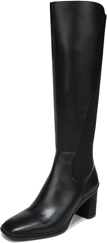 Naturalizer Women's Axel 2 Knee High Boot Black Waterproof Leather 10 W