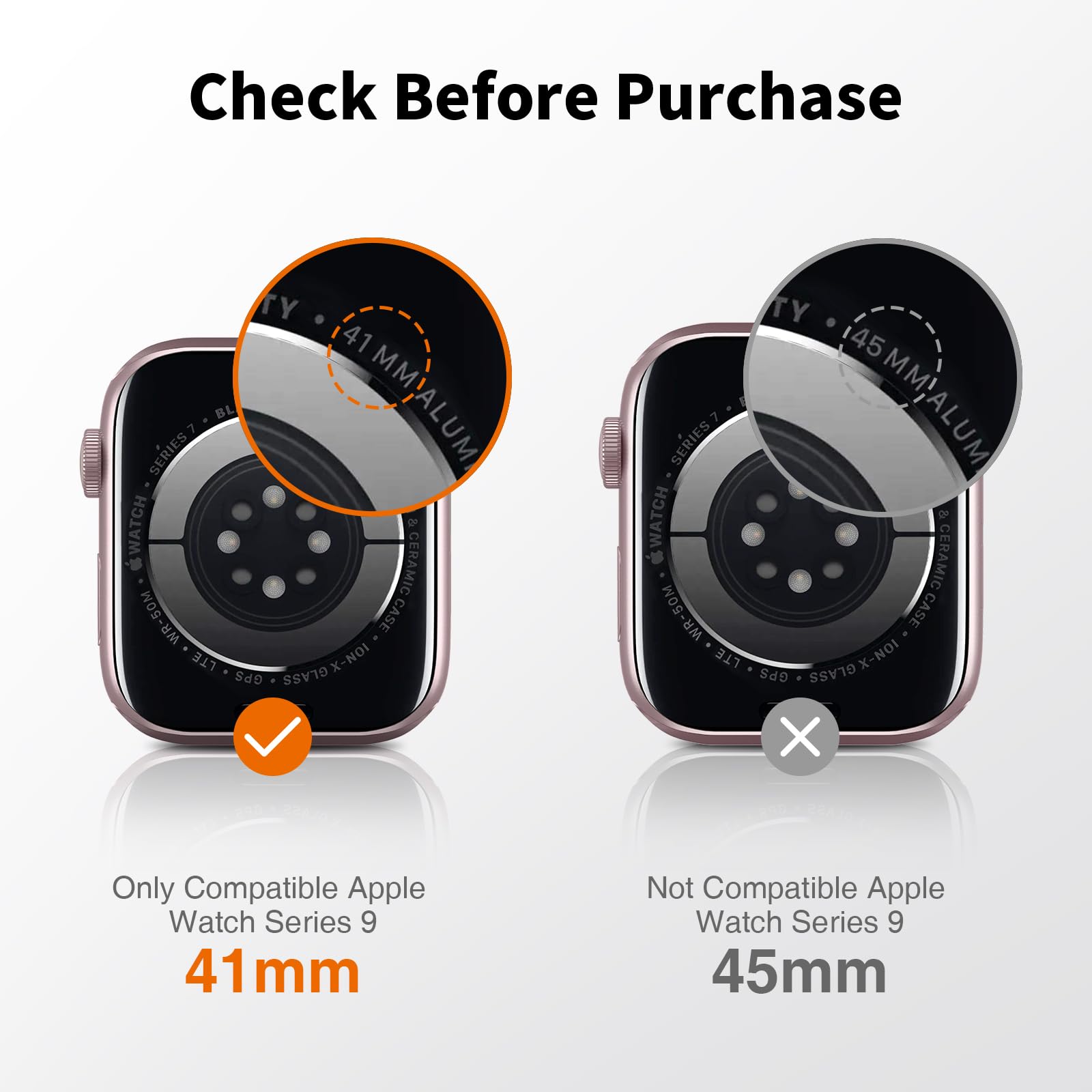 LK 6 Pezzi Pellicola per Apple Watch Series 8/7 41mm e Apple Wtach Series SE 2/6/SE/5/4 40mm Protettiva, Sensibile al Tatto,Senza Bolle, HD Trasparente TPU Pellicola Protettivo con Kit D'Installazione