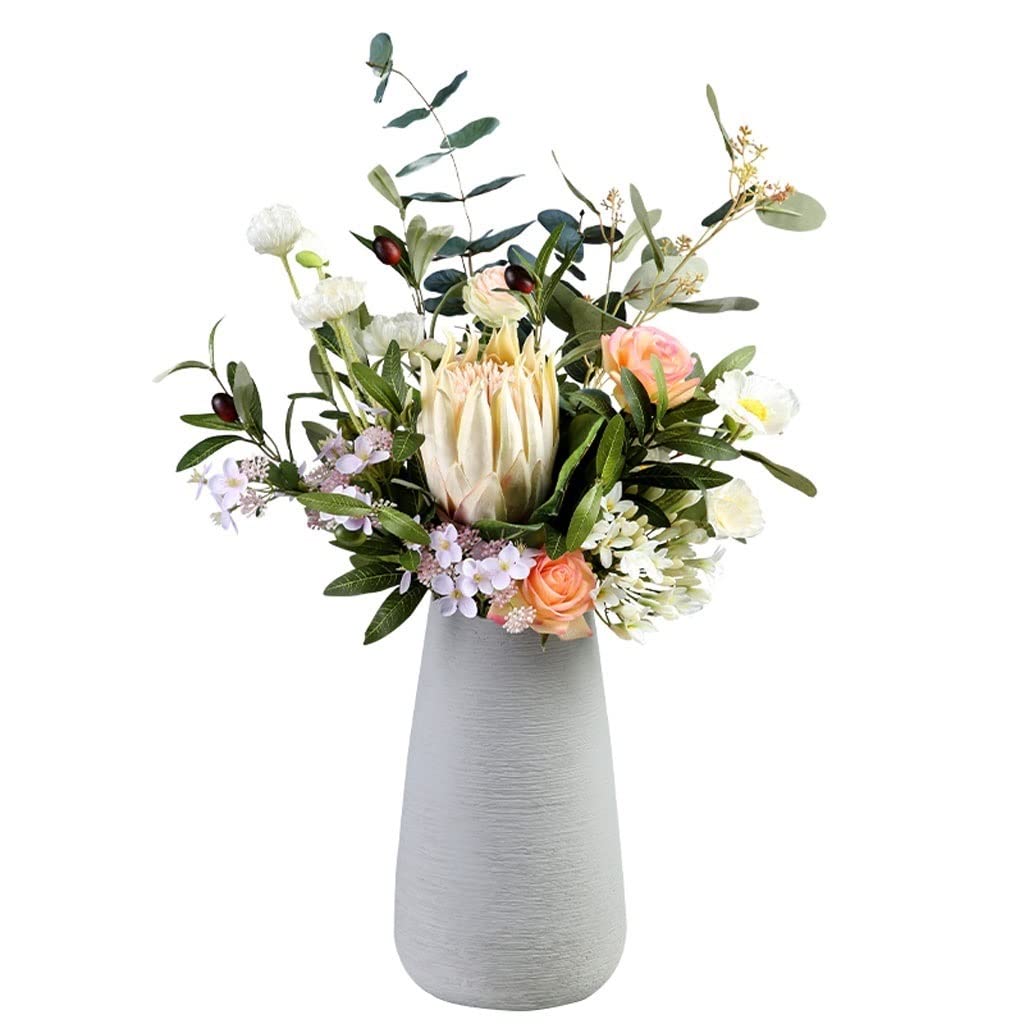 ADERFETBI Fake Plants Artificial Flowers Decoration Living Room TV Cabinet Desktop Fake Plants Home Shooting Props Set Artificial Flowers(A)