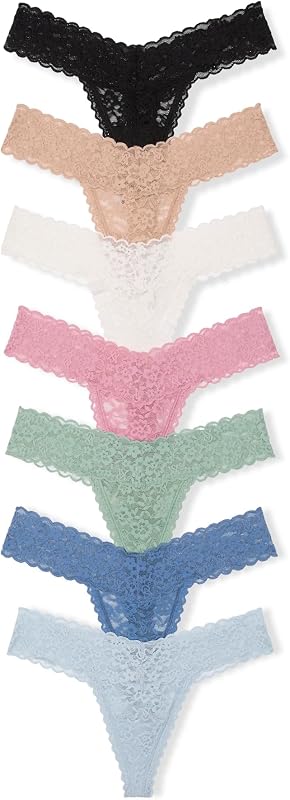 Victoria's Secret Lacie Tanga para Mujer, Paquete de Ropa Interior