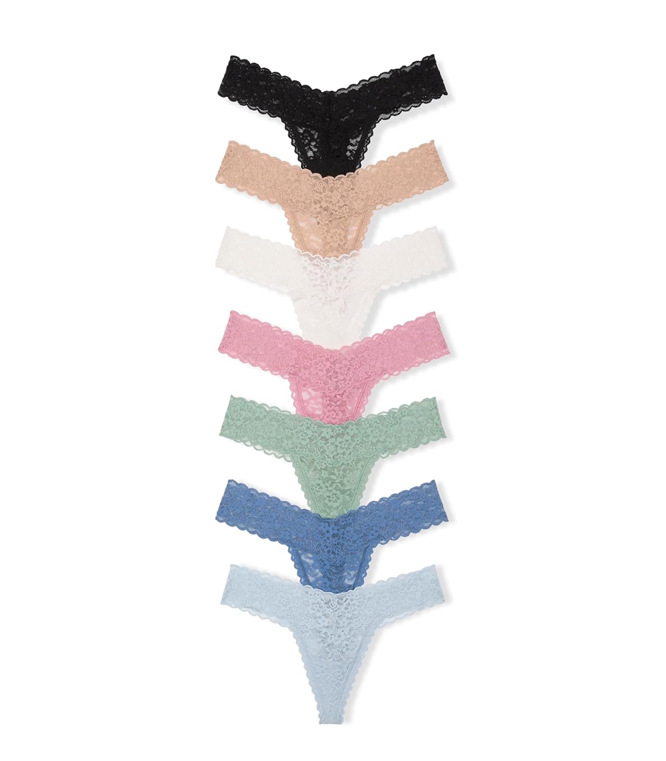 Victorias Secret Womens Lace Thong Underwear Panties for Women Multi Pack