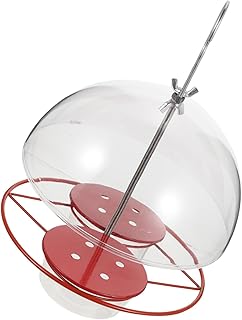 Yardenfun 1 Set bird feeders for outdoors hanging finch bird feeder bird feeder camera squirrel feeders water feeder cage shape bird feeder birds bathtub