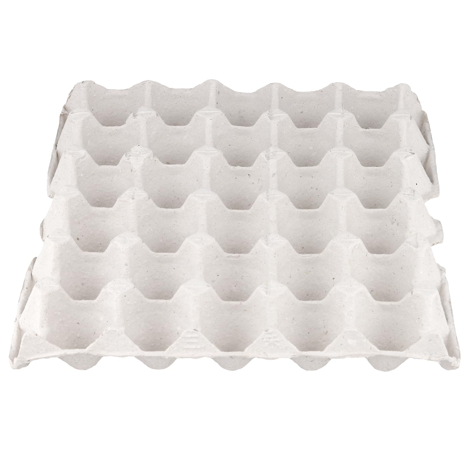 20 pezzi da 30 x 30 cm, colore bianco, cartone da 30 pezzi, per uova di gallina