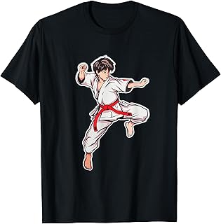 Karate Boy Artiste Martial pour Garçons T-Shirt
