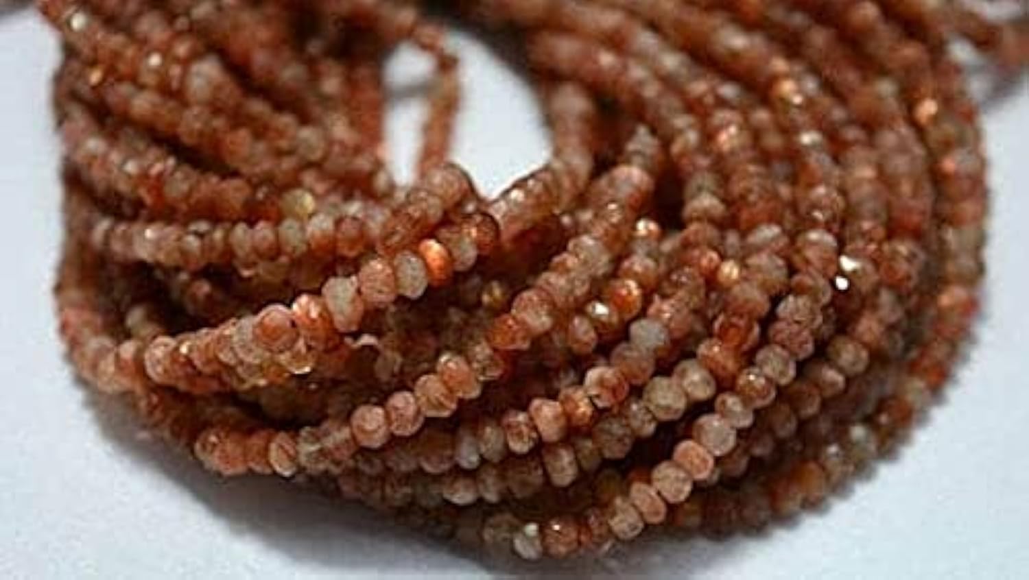 Perles héliolite facettées rondelles 4mm LKBEADS pour création bijoux