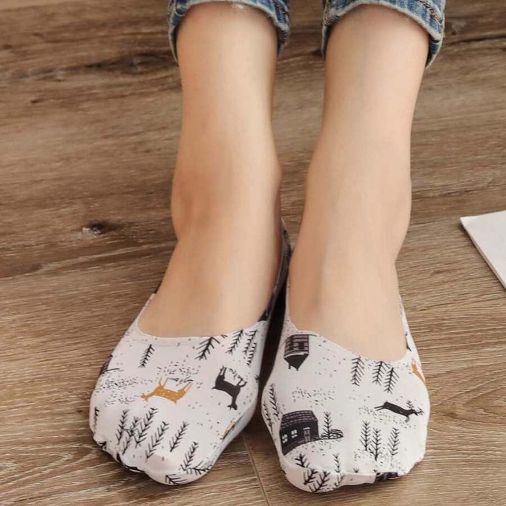 TECPHILE Low Cut No Show Loafer Socks For Men (Pack of 3) Printed ice Silk Material, Breathable Anti Odour & Moisture Absorbent Cotton Material, Anti Slip Grip, Sweat Proof invisible Sock - Image 3 thumbnail