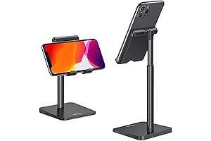 OMOTON Adjustable Height Phone Stand
