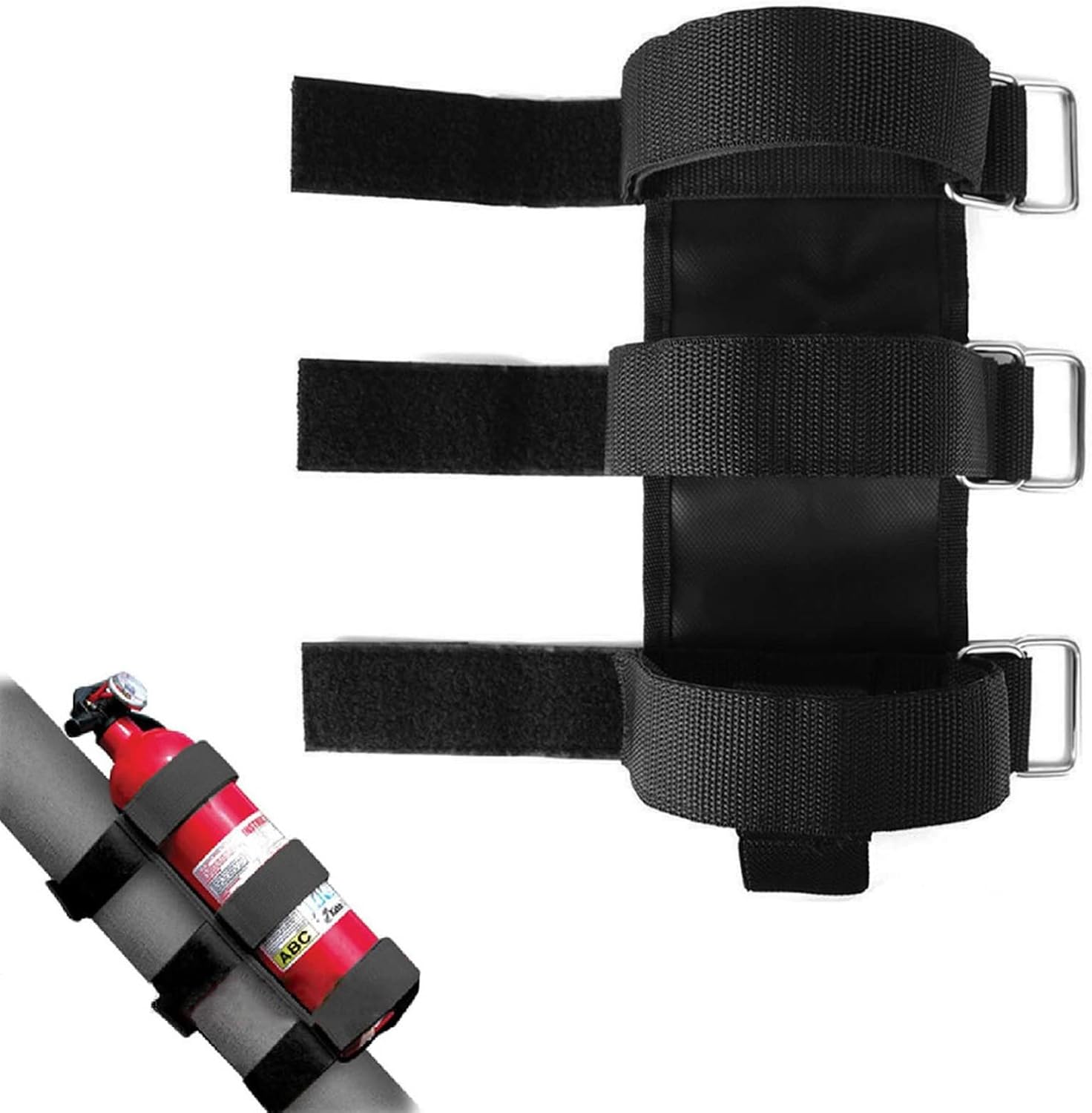 Xislet Offroad Roll Bar Fire Extinguisher Holder Compatible