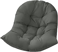 Vista 4 de Cojín para silla de columpio y hamaca, cojín de asiento tipo canasta colgante, cojines suaves para respaldo de silla tipo huevo colgante