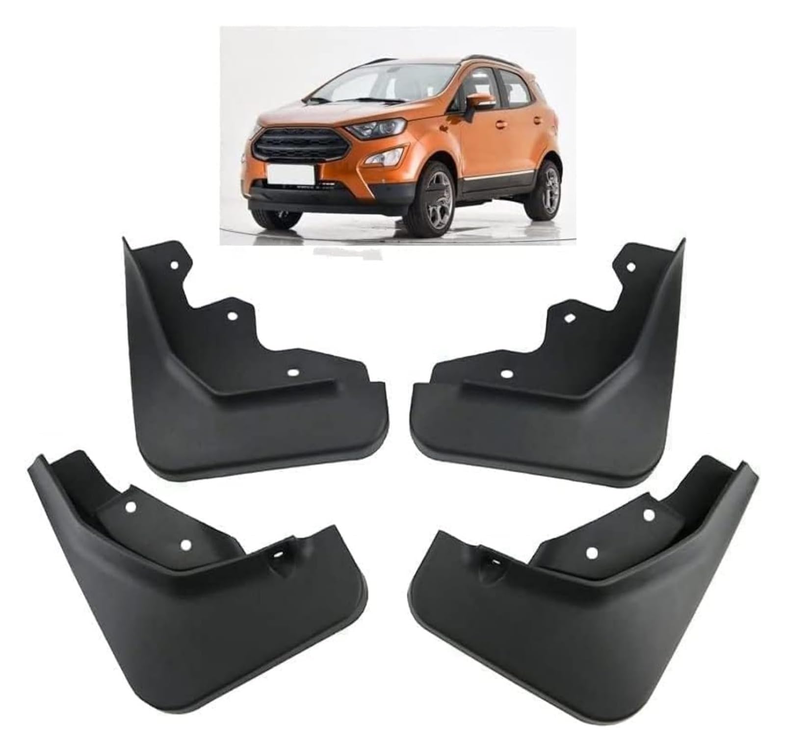 Anteriori Posteriori Guardie Per Ecosport 2018 2019 Paraspruzzi Parafango Anteriore Posteriore Protezione Completa Accessori Auto 4 Pezzi