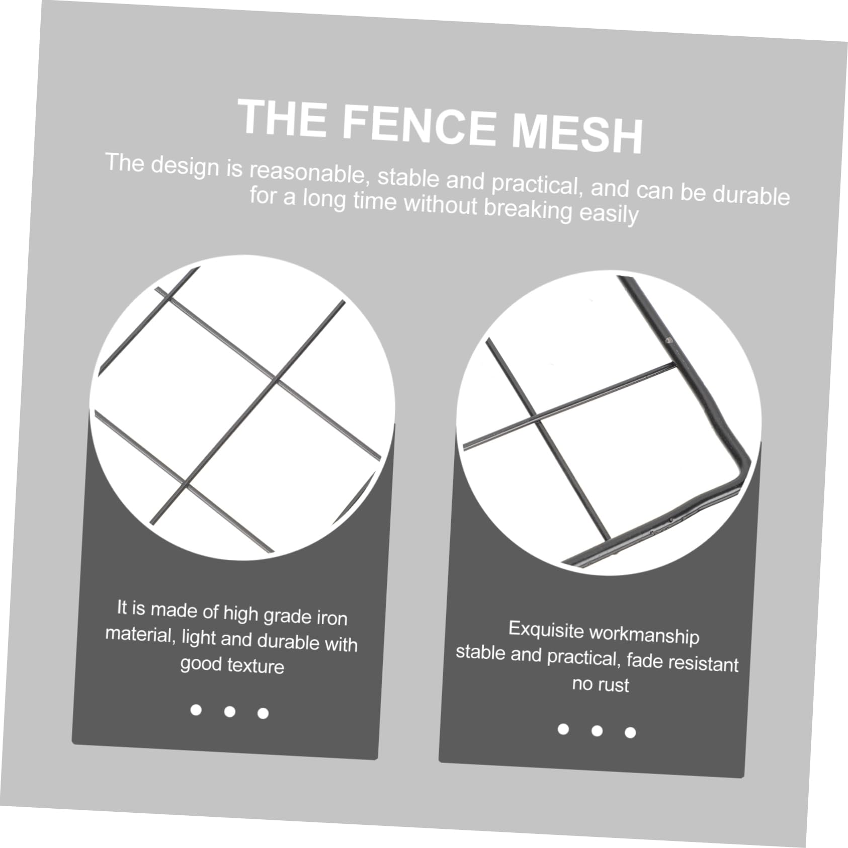 HOLIDYOYO 4pcs Pet Fence Mesh Cat Playpen Dog Fence Puppy Exercise Barrier Dog Fencing for Doggie Gates for Indoors Dog Exercise Pen Cat Wire Mesh Pet Mesh Dogs Black Wrought Iron