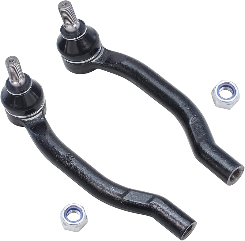 Kit com 2 terminais de direção externos dianteiros Detroit Axle para Acura MDX 2001–2006 e Honda Pilot 2003–2008