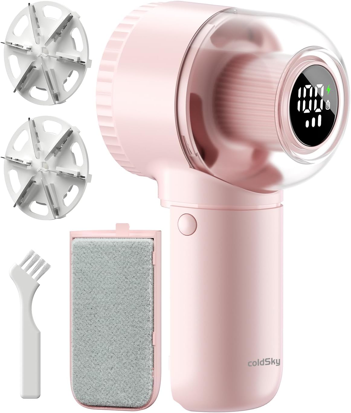 Rechargeable Fabric Shaver & Lint Remover – Digital Display, 3 Speed Settings, Portable Clothes Refresher