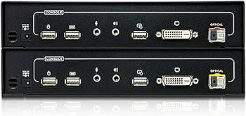 【未使用】ATEN エイテン 光ファイバーKVMエクステンダー CE680 Amazon | ATEN USB DVI 光ファイバーKVMエクステンダー（1,920×1,200