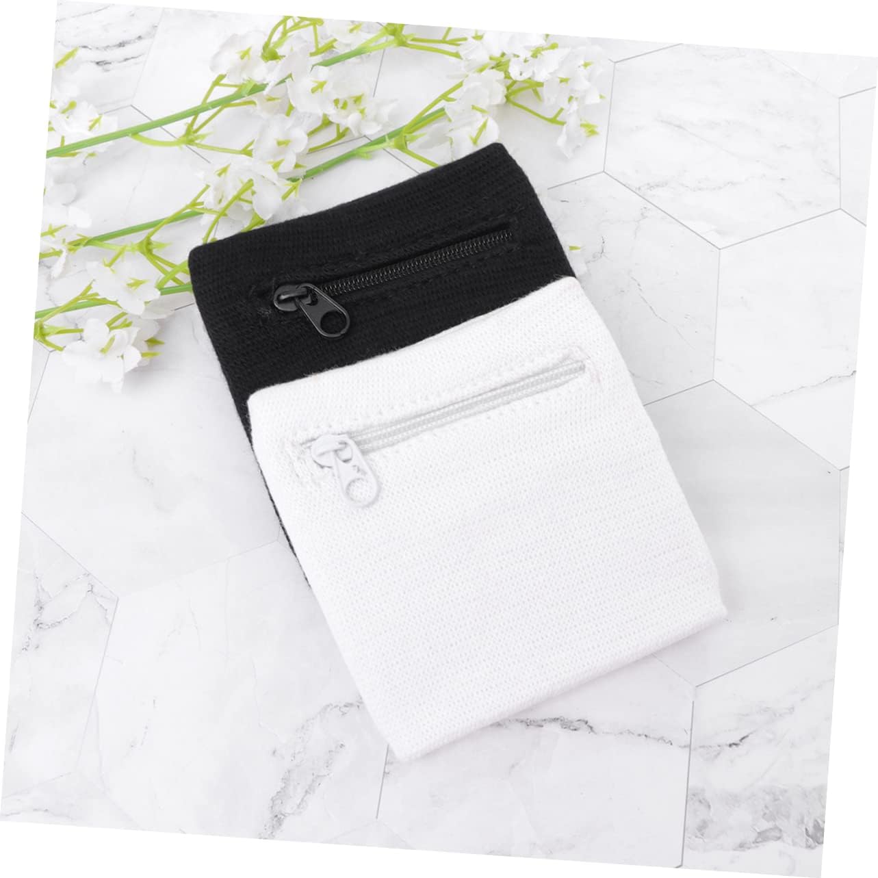 BESPORTBLE 20pcs Breathable Wrist Compression Sleeve Wristband for Gym Lifting Straps Key Wristlet