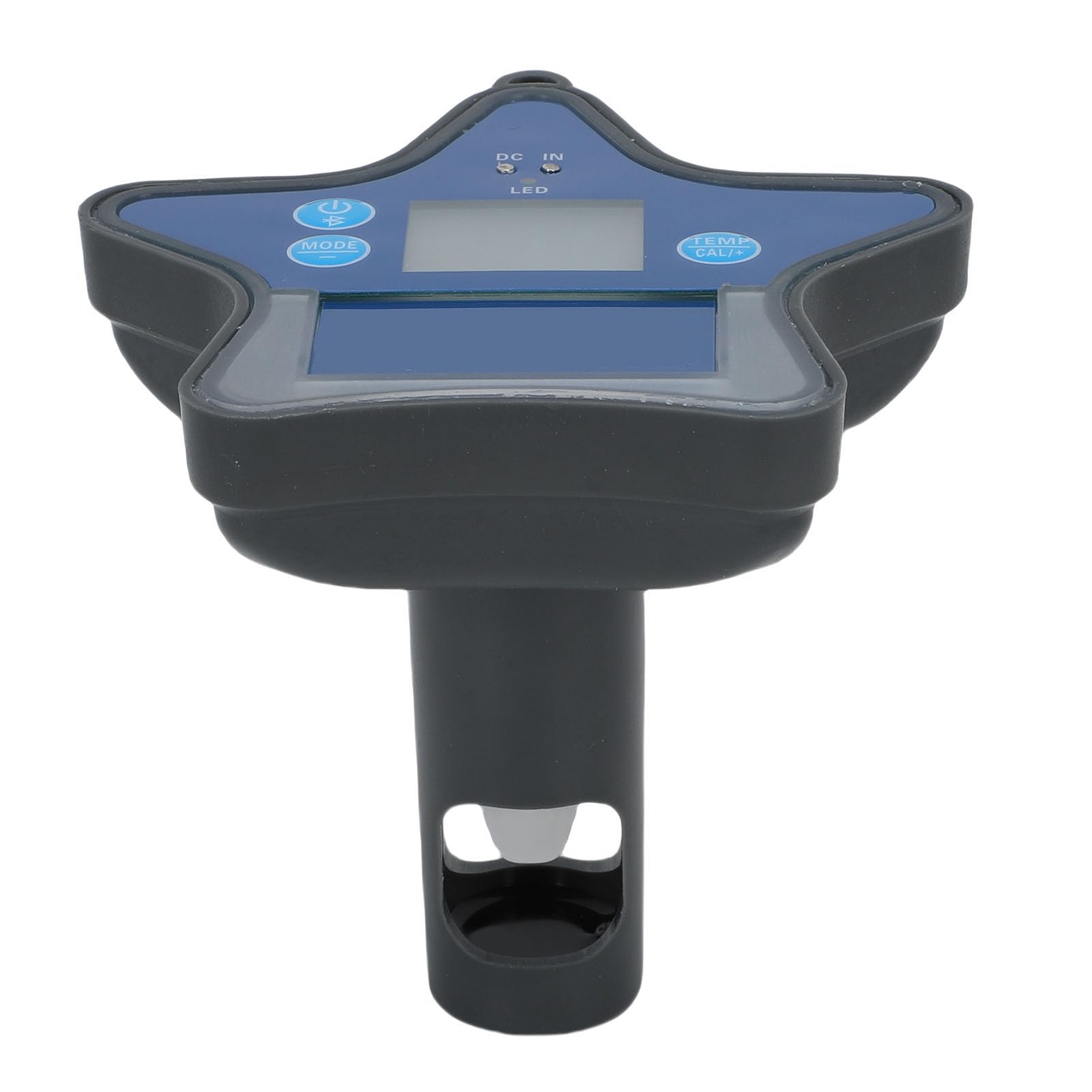 Asixxsix Schwimmender Wassertester, Poolwasser Monitor mit PH ORP CL EC TDS Salzgehalt Temperatur, App Steuerung für Pools Spas Aquarien Hydroponik Labore