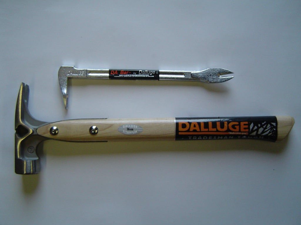 Dalluge 7180 16 oz Titanium Hammer Milled Face w/Dalluge 4280 Nail Puller