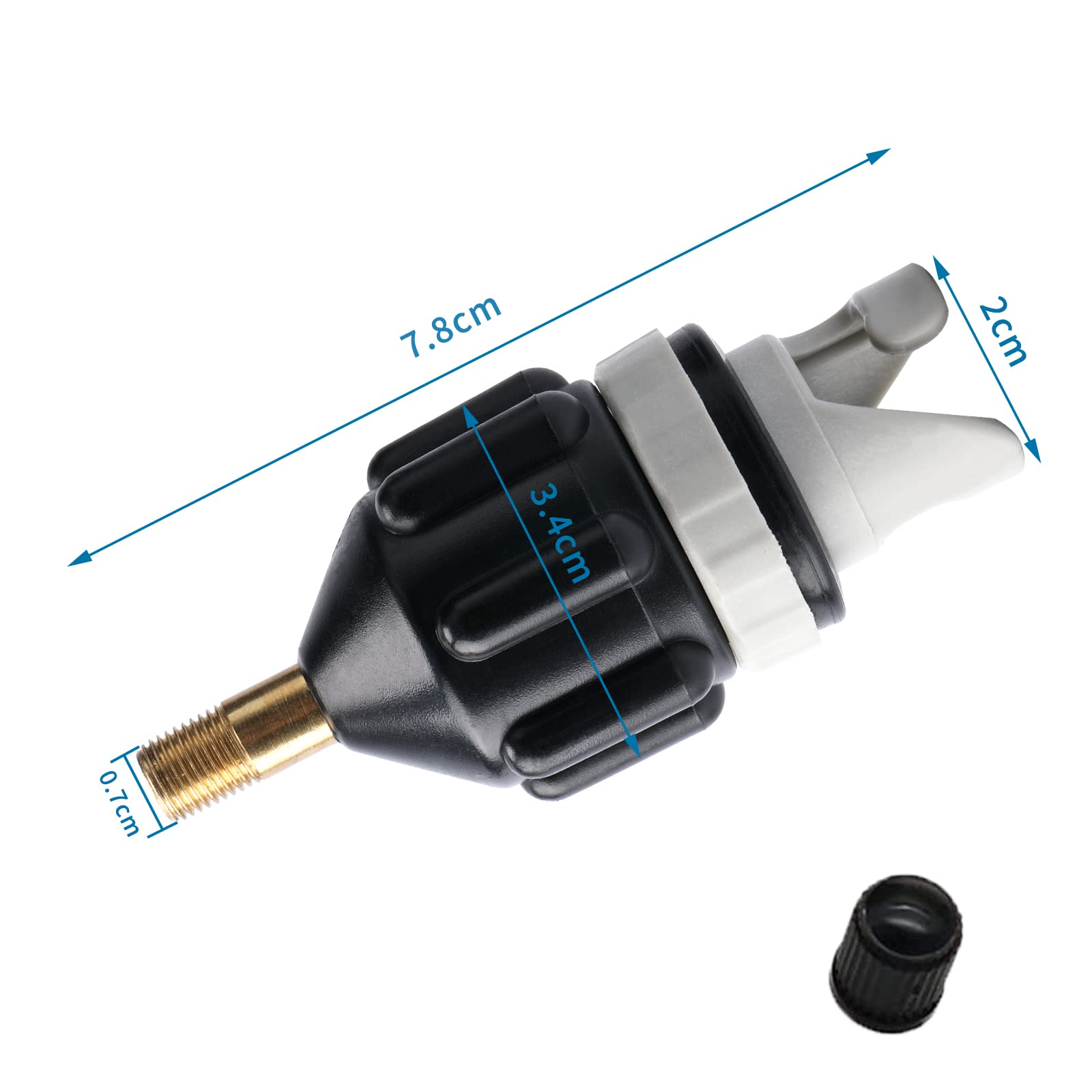 Sup Adapter zaworu (Czarny)