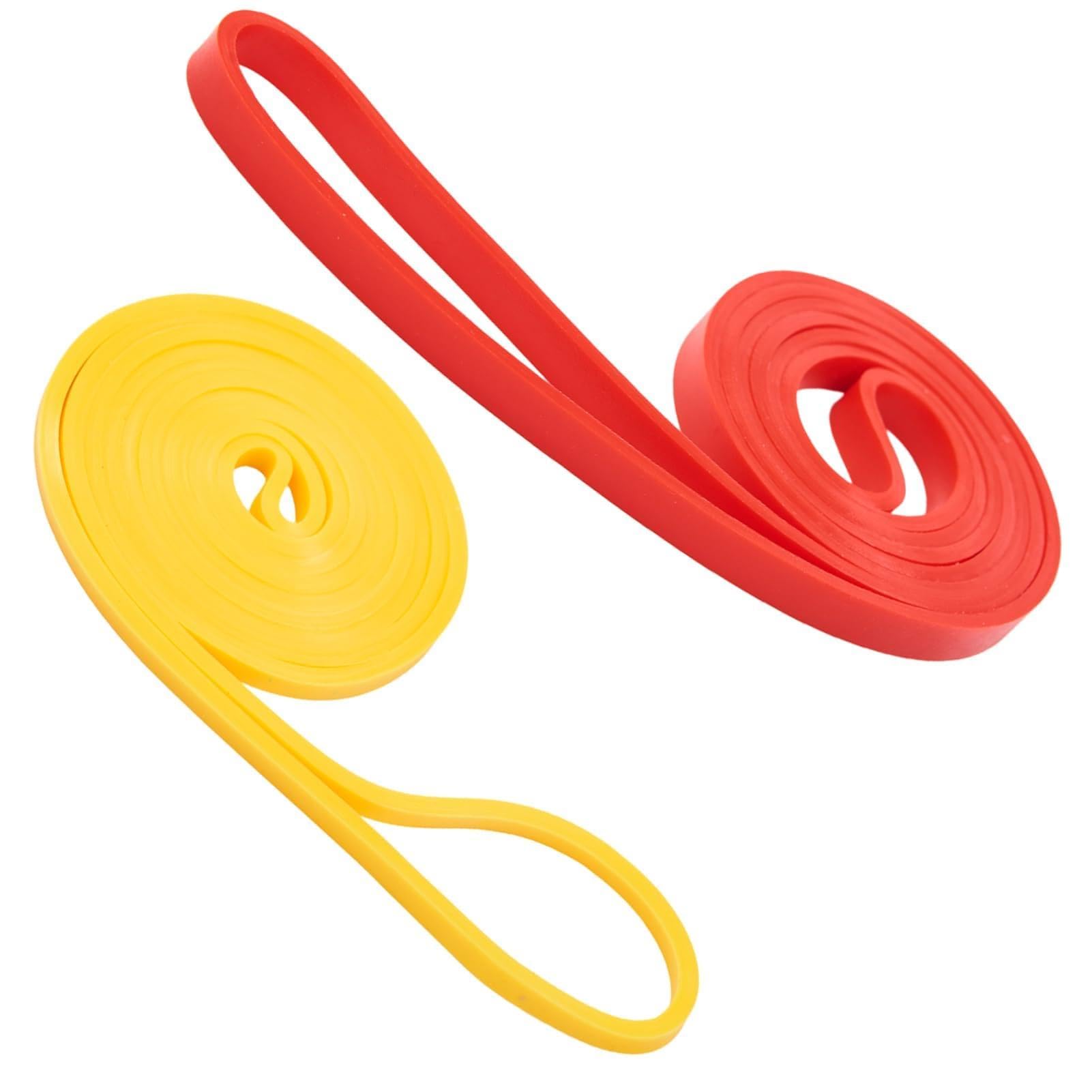 2 PCS Musculation, 5-15lb & 15-35lb Ensemble pour Entraînement Pilates, Yoga, Stretching, Rééducation Physique et Élastique Musculation Traction