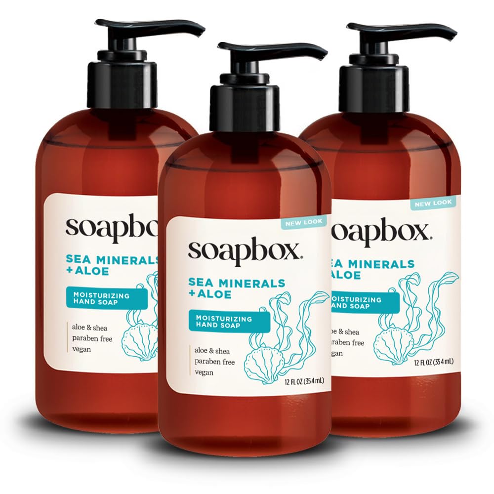 Amazon.com : Soapbox Liquid Hand Soap, Sea Minerals & Aloe