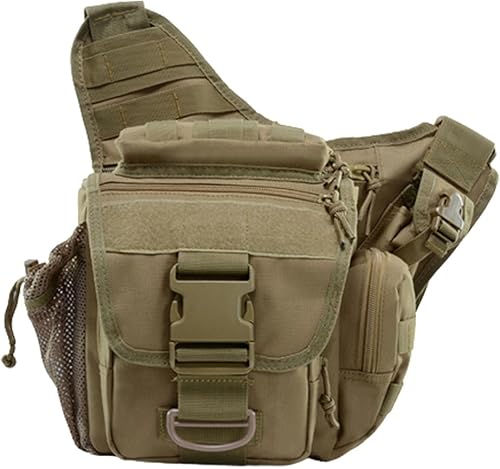 Miniatura 9 de Kervaky Mochila táctica para hombre, mochila táctica para mujer, bolsa de hombro, bolsa de cintura, mochila al aire libre, Verde, Classic