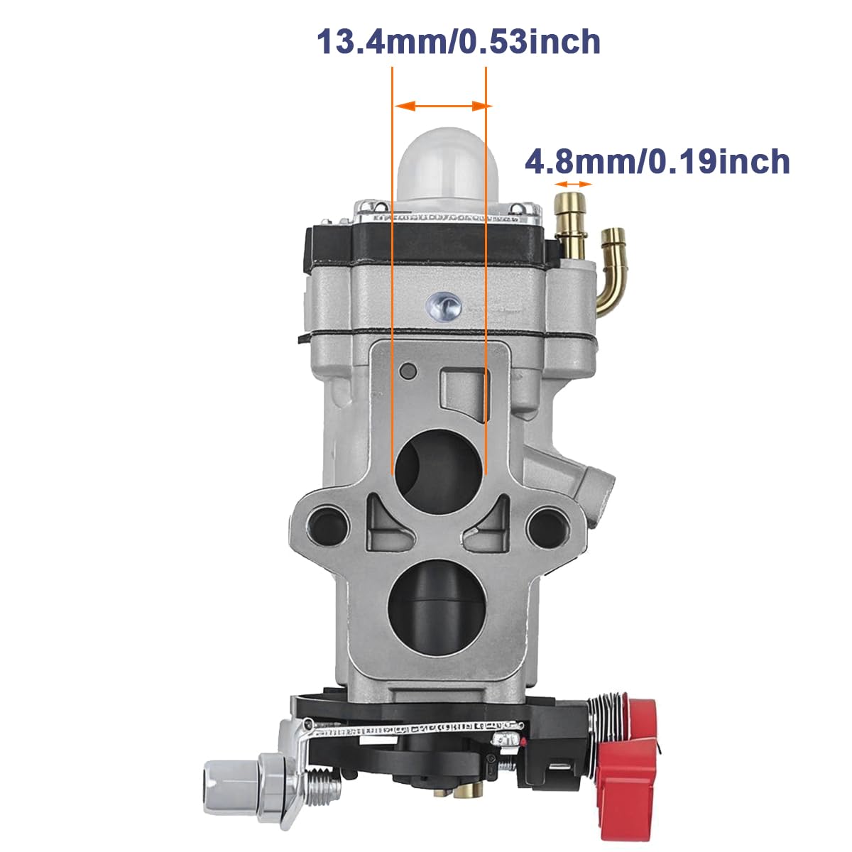 ZAMDOE Carburatore per Kawasaki TJ45E TJ45 TJ045E KBH45A KBL45A KBH45B KBL45B 2 Tempi Decespugliatore Parte 15004-2060 Carburatore Candela Guarnizione Linea Carburante Filtro