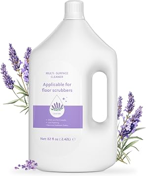 82 FL OZ/2.42 L Lavender Scented Floor Cleaning Solution Compatible with Eufy Omni C20,X8 Pro, X10 Omni, G series, L Series Robot Vacuums, Deep Cleans for Multiple Hard Floors