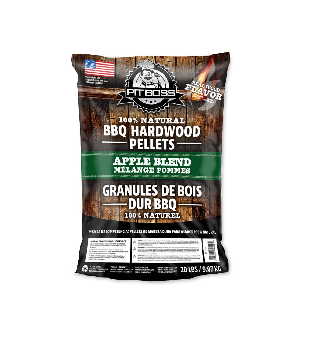 Pit Boss 55433 Bbq Wood Pellets 40 Lb Apple Amazon In Garden Outdoors