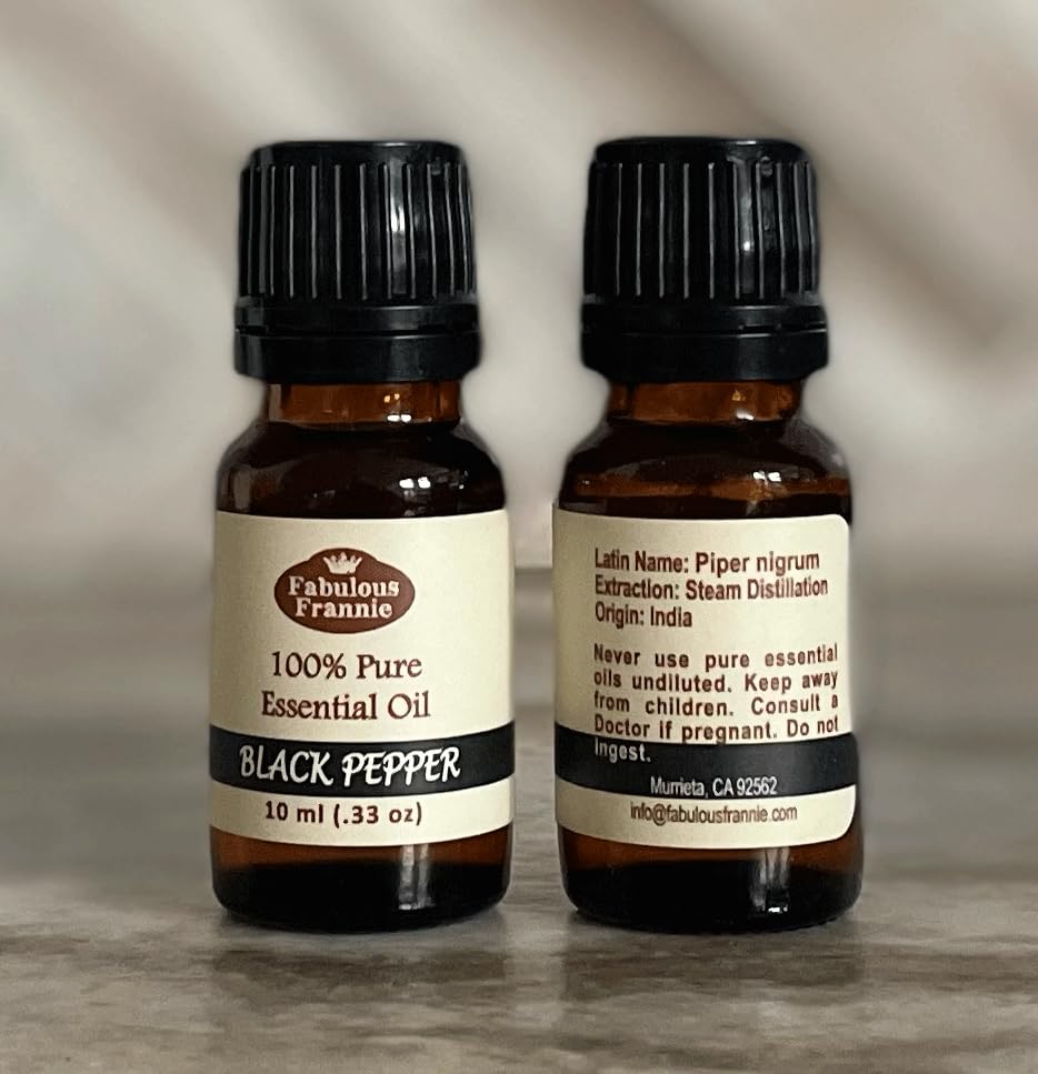 Aceite Esencial 100% Puro de Pimienta Negra 10 ml miniatura 2