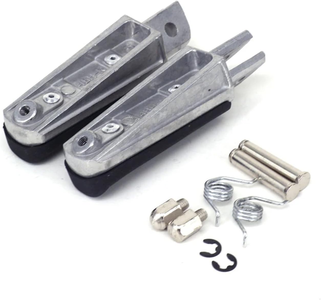 Compatible for Yamaha TDR125R FZ6 FZR FZS TDM YZF XJ600 XJ900 MT03 YZF1000 FJR FZ1 FZ6R Motorcycle Front Footrest Foot Pegs