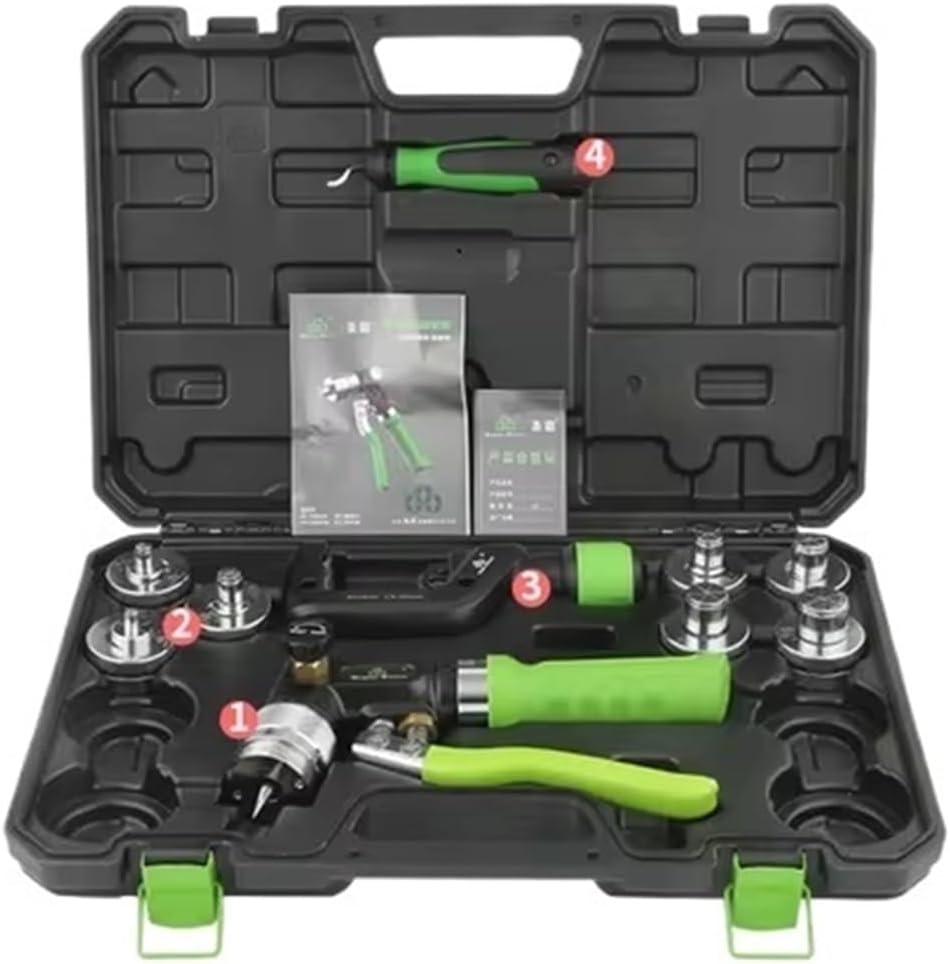 Exhaust Pipe Expander, Manual Hydraulic Pipe Expander U-Shaped Mouth ST-100/300A Copper Pipe Expansion Cup Mouth Lever Pipe Expander Tool(ST-300A)