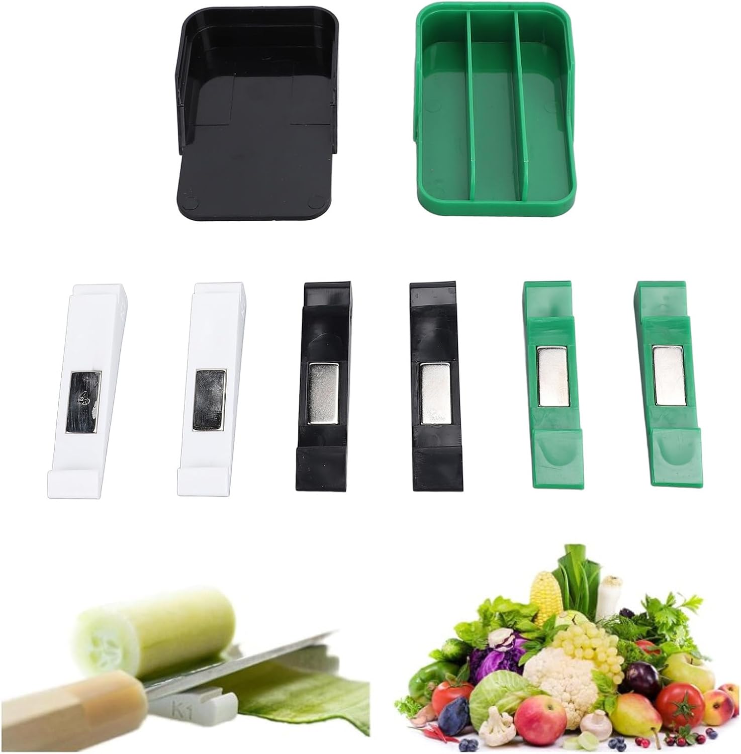 Ultrathin Sectioning Aid, Fruit Thinning Tool 3mm Vegetable Sheet Cutter Slicer, Kitchen Cutting Aid Gadgets Tool, Food Slicer Assistant Tool for Slicing Cucumber