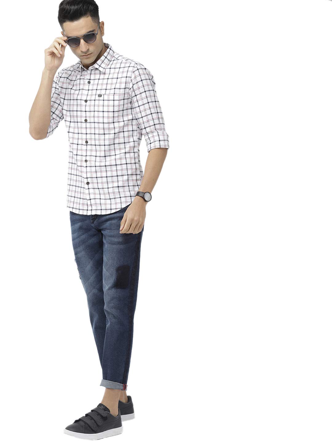 the indian garage co Men's Cotton Slim Fit Shirt-picture-18