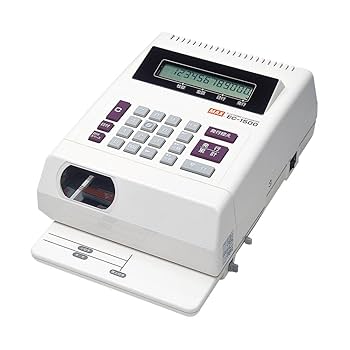 電車チェックライタ Amazon | TOKAIZ 電子チェックライター 15桁 LEDランプで印字を