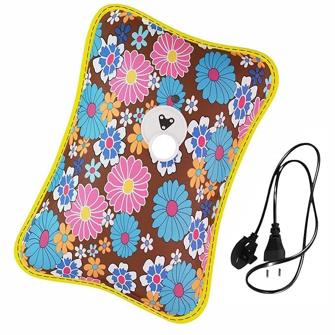 SR Hot Water Bag Heating Pad Gel Hot Water Bag Electric Hot Pack Heat Pad Electric for Pain Relief Electric Heating Pad for Back Pain (Multicolour)