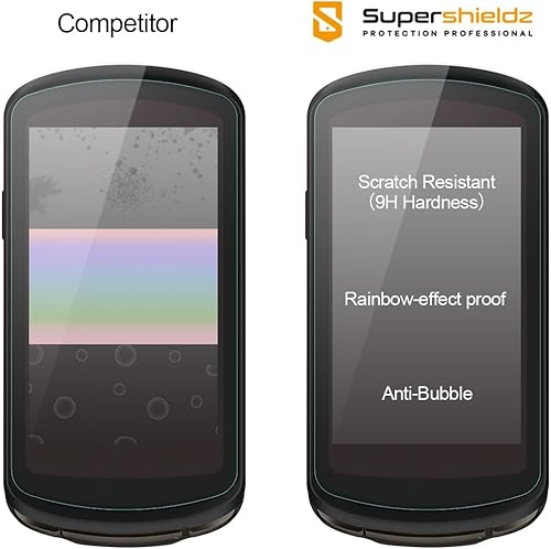 Miniatura 2 de Supershieldz Protector de pantalla de vidrio templado solar diseñado para Garmin Edge 1040 y Edge 1040, antiarañazos, sin burbujas