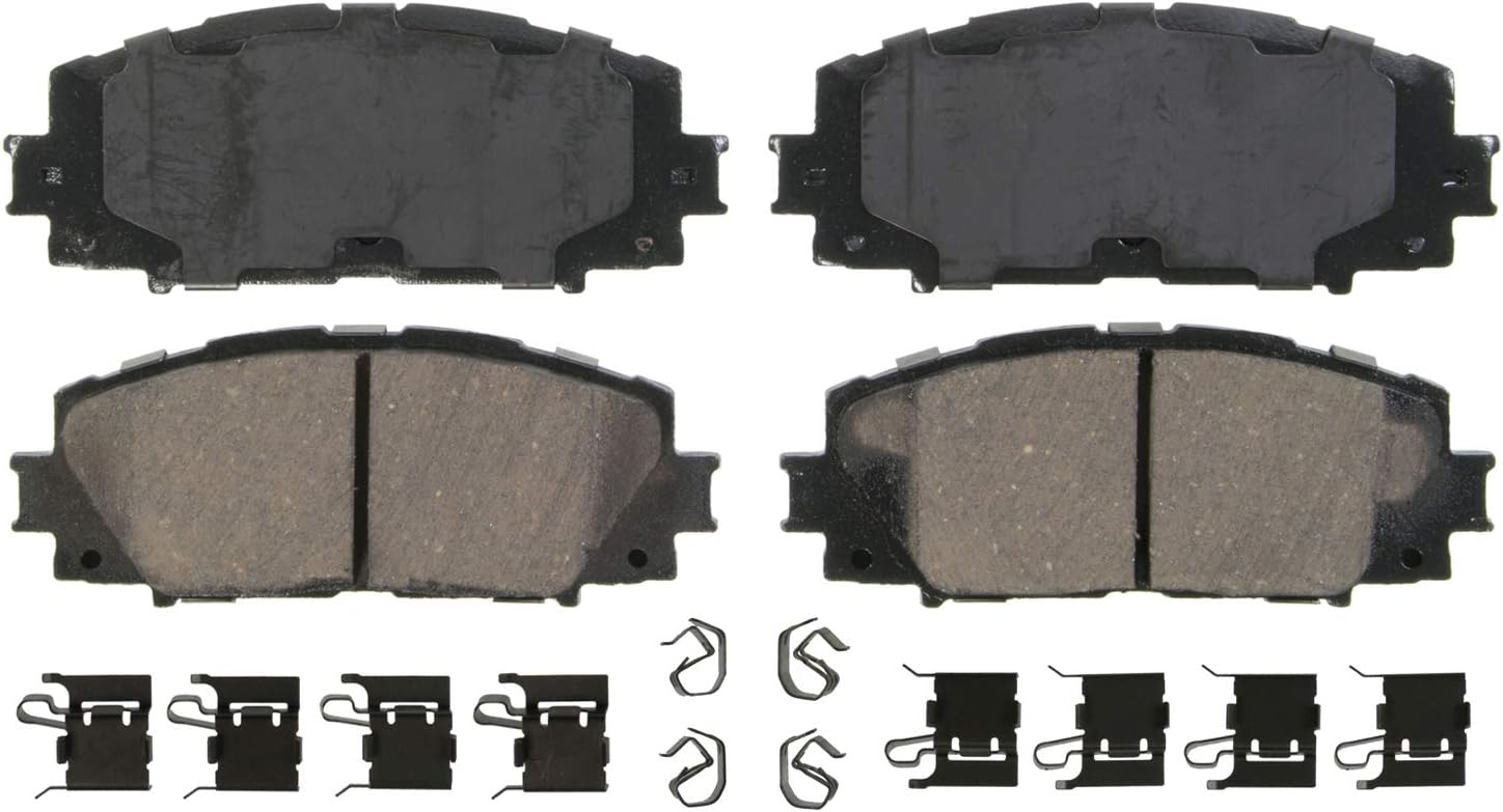 Wagner QS ZD1184A Disc Brake Pad Set, Chamfered Edges for Smooth, Quiet Stops, Fits 2010–2015 Toyota Prius