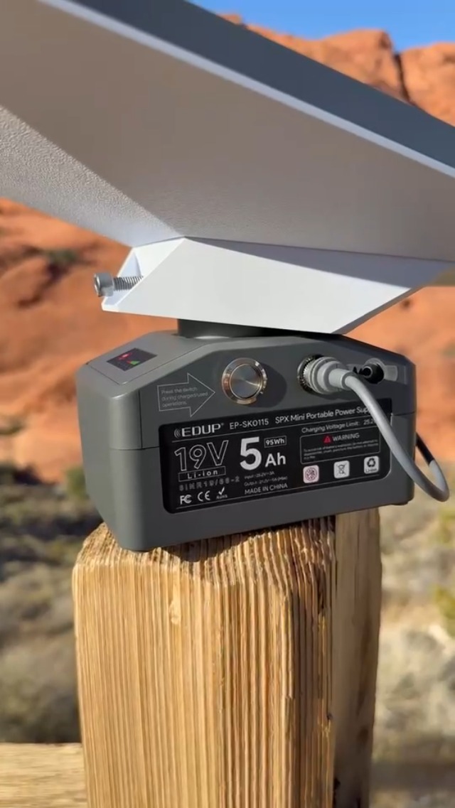 Kit Powerbank Starlink Outdoor EDUP Batterie Portable Pour Starlink Mini - 95Wh - Alimentation Mobile Pour Camping Et Voyage - Support Inclus Makita Battery