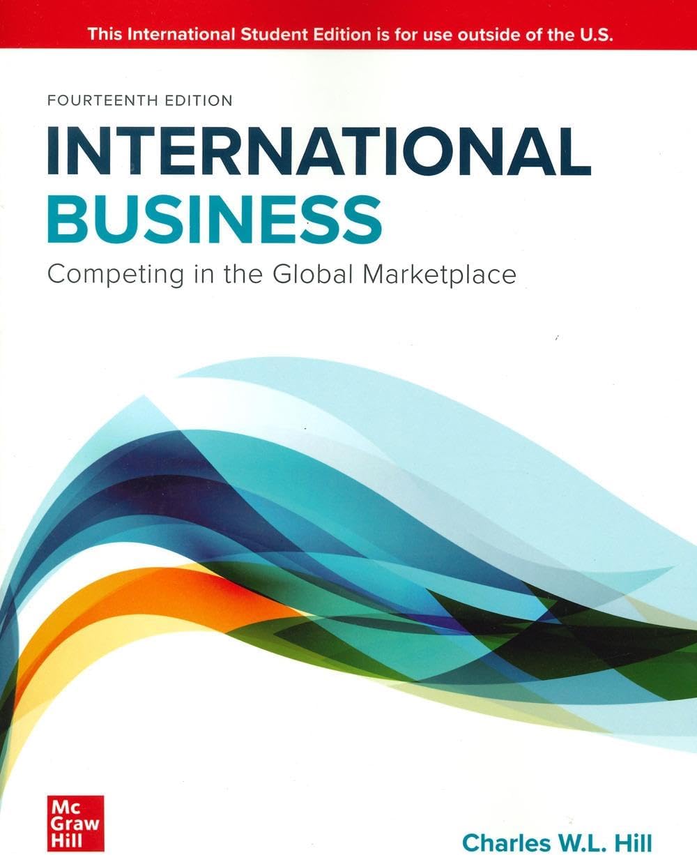 ISE International Business: Competing in the Global Marketplace