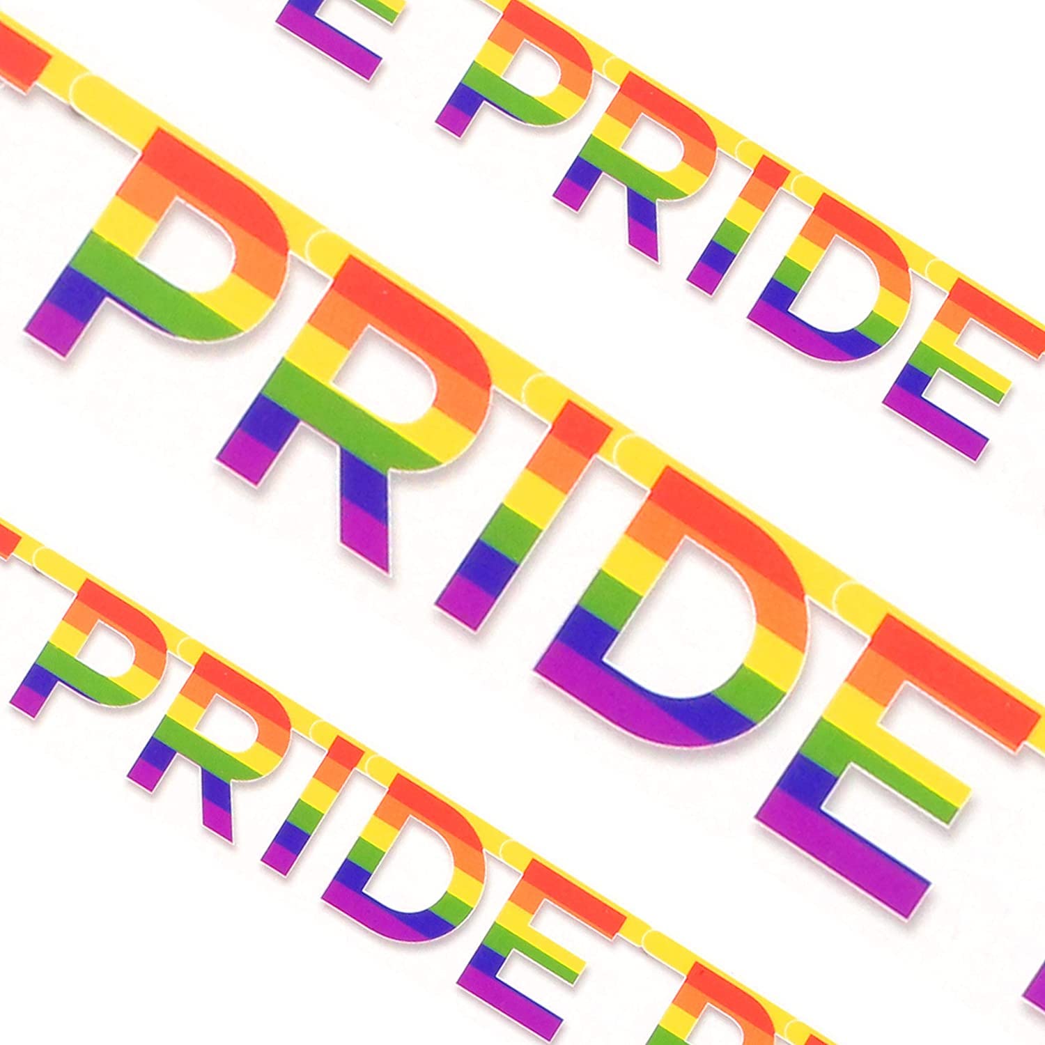Striscione Arcobaleno Orgoglio Pride 180 Cm | Decorazione Festa LGBTQ+ - 3