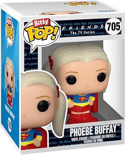 Miniatura 9 de Funko Bitty POP! Friends - Rachel de los 80, paquete de 4 y una figura misteriosa sorpresa - 0.9 pulgadas (0.9 in) coleccionable - Estante de