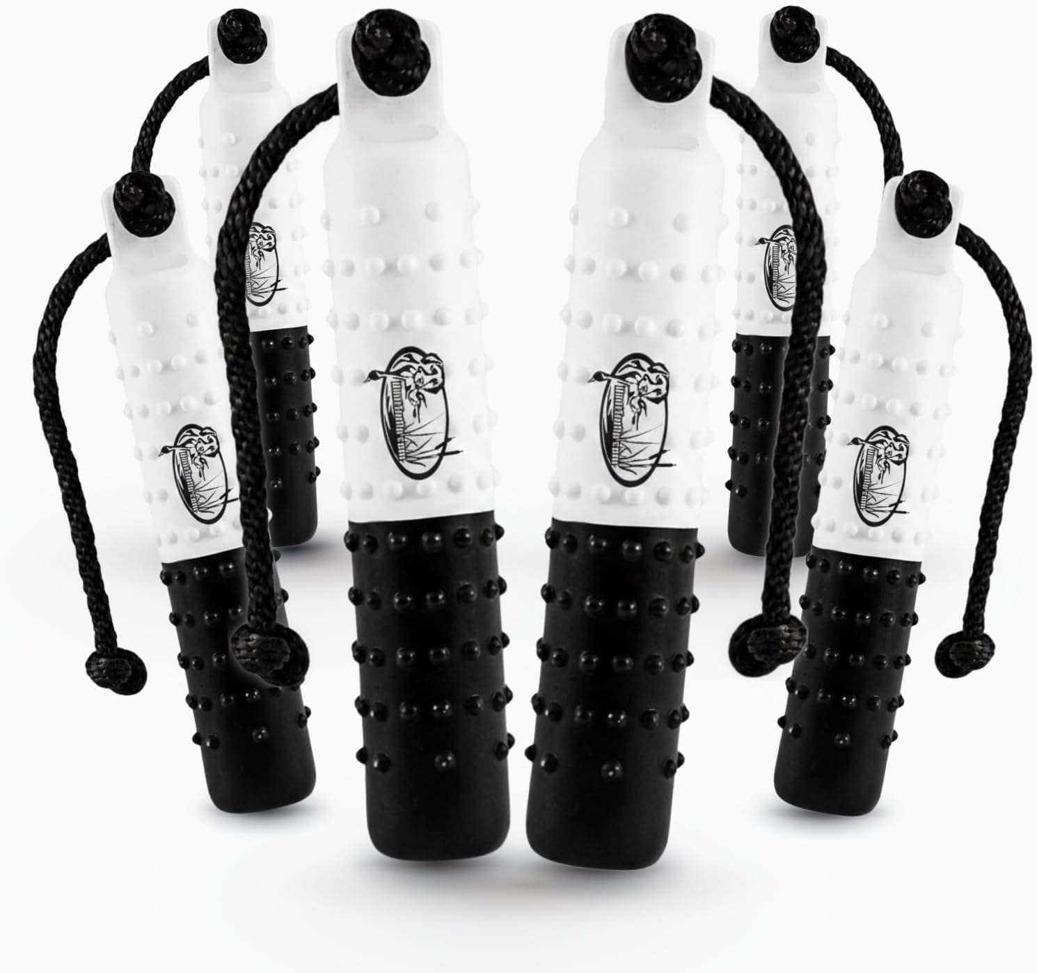 Training Bumper for Hunting Dogs - Water-Ready Floating Fetch Dummy with Throw Rope (Valveless) - Durable, Knobby Design, 3"x11"