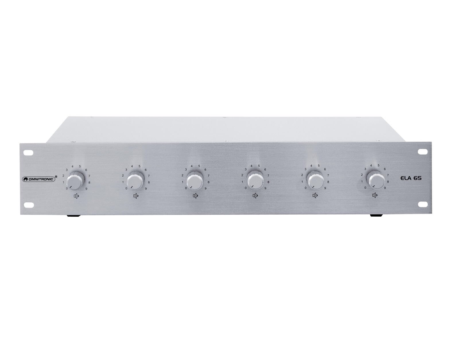 OMNITRONIC ELA 6S-Zonen LS-Regler 5W SIL | Stereo-Lautstärkeregler für 6 Zonen
