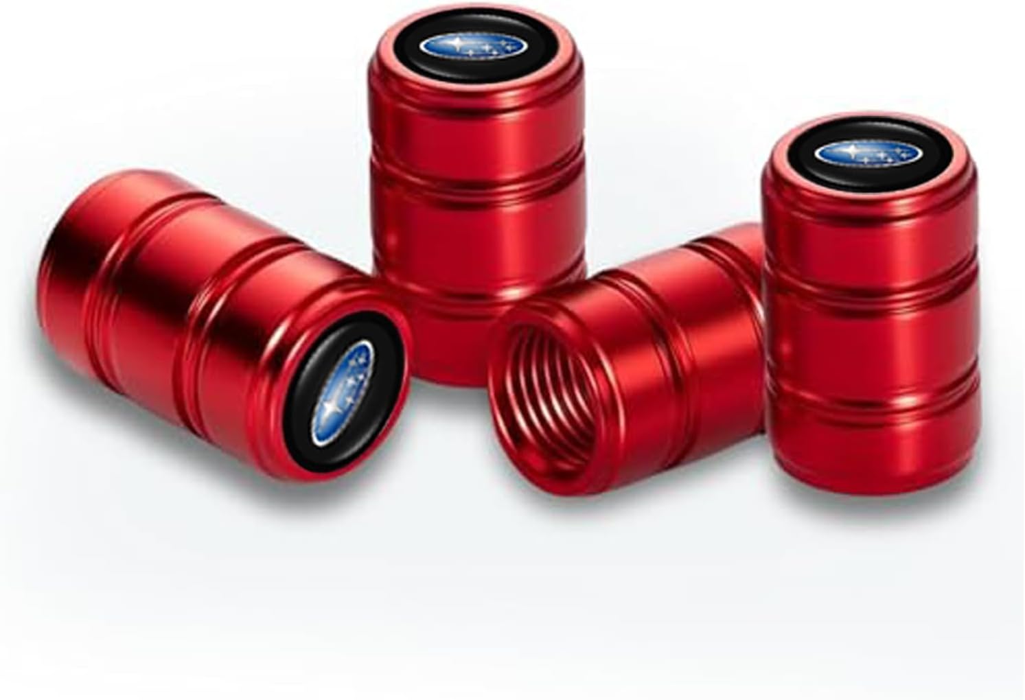 AmSoan 4pcs Tire Valve Stem Cap, Subaru BRZ 2015up Subaru