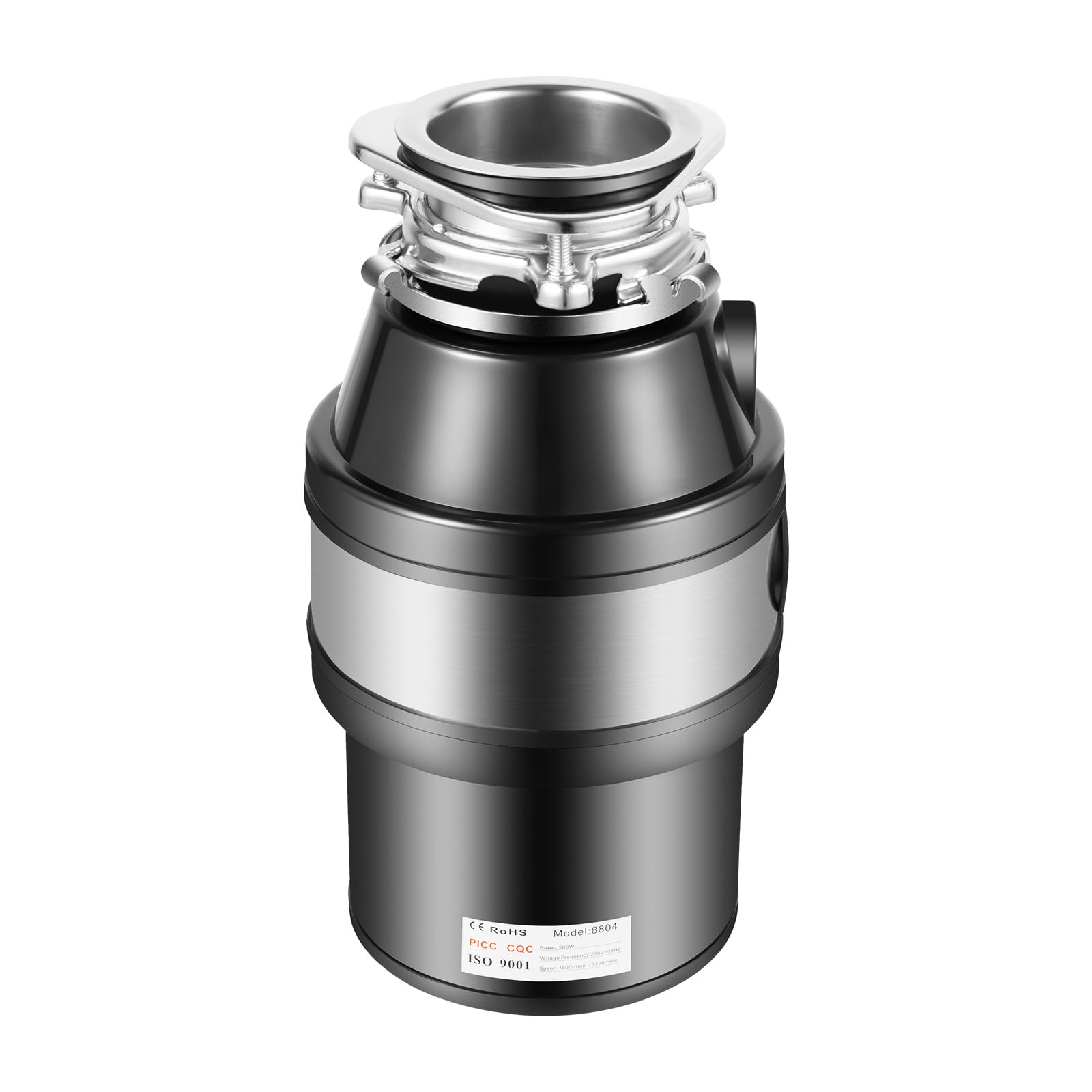 Hachoir à déchets de cuisine, 1,2 l, broyeur de déchets de cuisine, évier pour cuisine, déchets alimentaires, déchetterie de déchets ménagers, 560 W