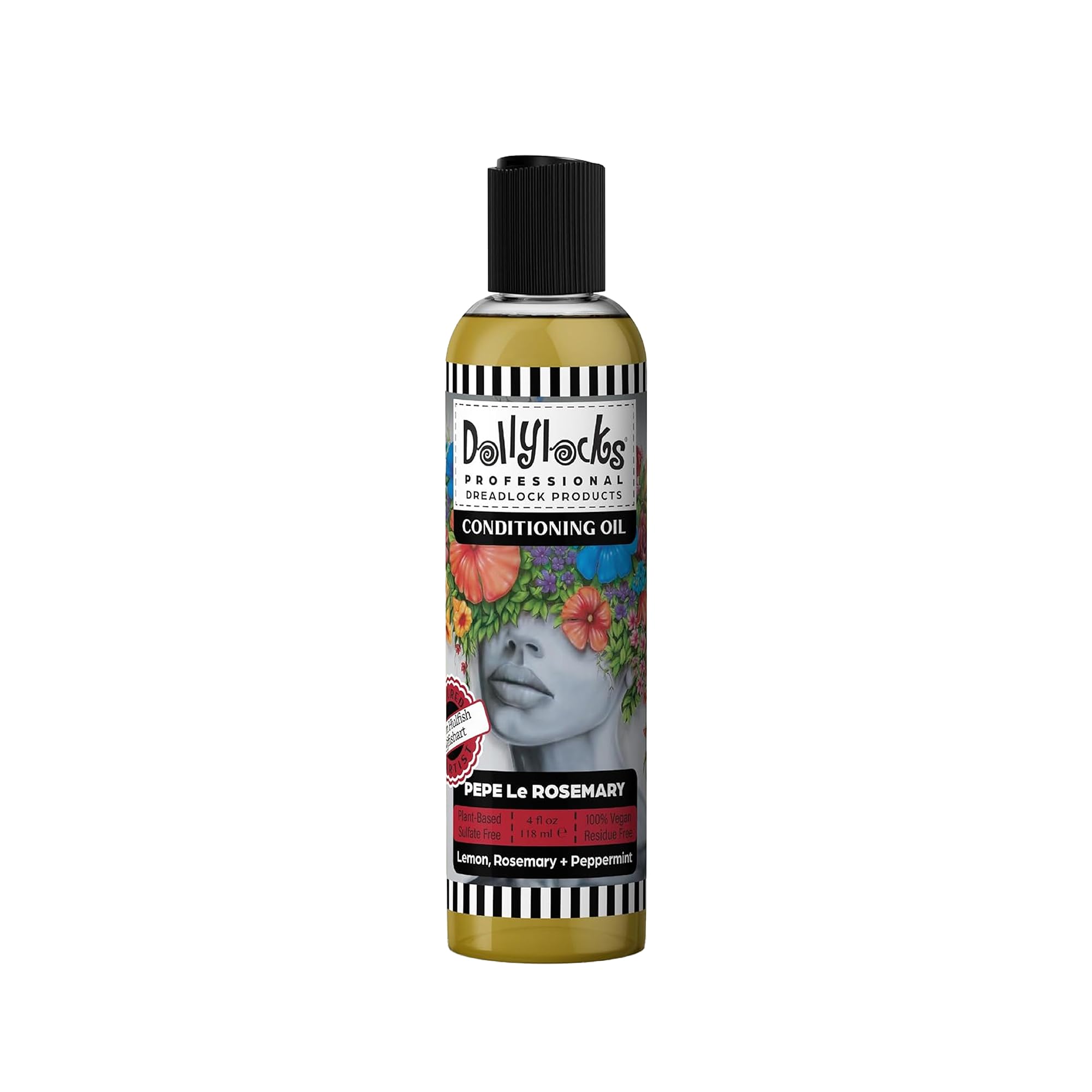 Dollylocks Conditioning Hair + Scalp Oil | Plant-Based, Vegan, Residue-Free | Moisturizing Relief Soothing Calming | Locs, Dreadlocks, Braids,