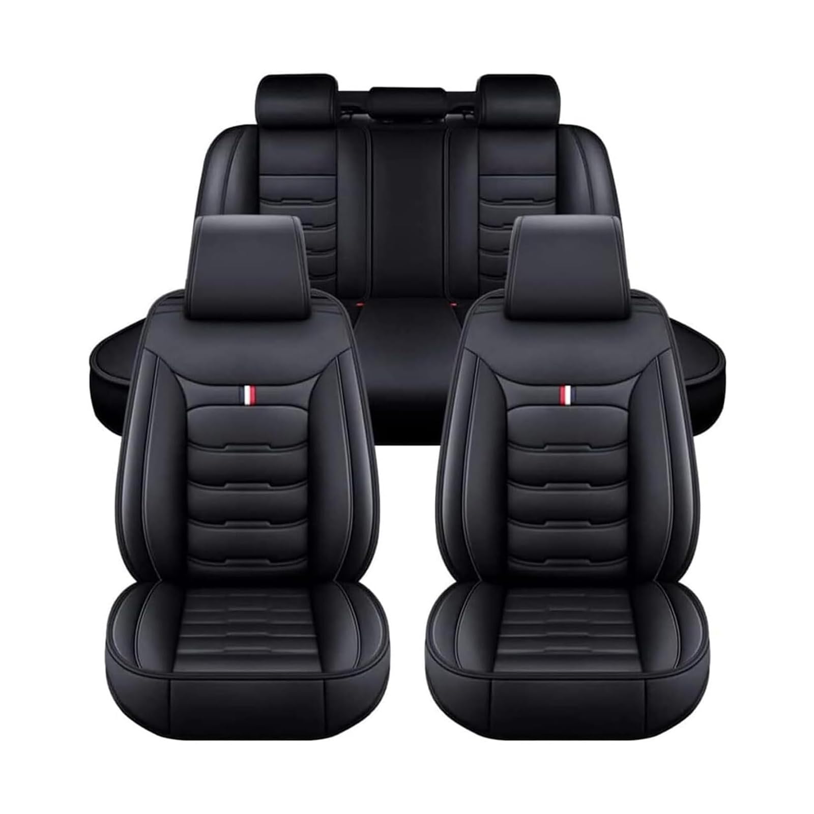 WPJOLOAAX Car Seat Covers, for Toyota Land Cruiser Prado FJ120 KDJ 120 125 2003-2009 Auto Chair Protectors Front Rear Cushion Guard Interior Decoration Trims Full Placement Liners,A