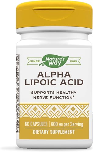 Nature's Way Ácido alfa lipoico, 600 mg por porción, 60 unidades